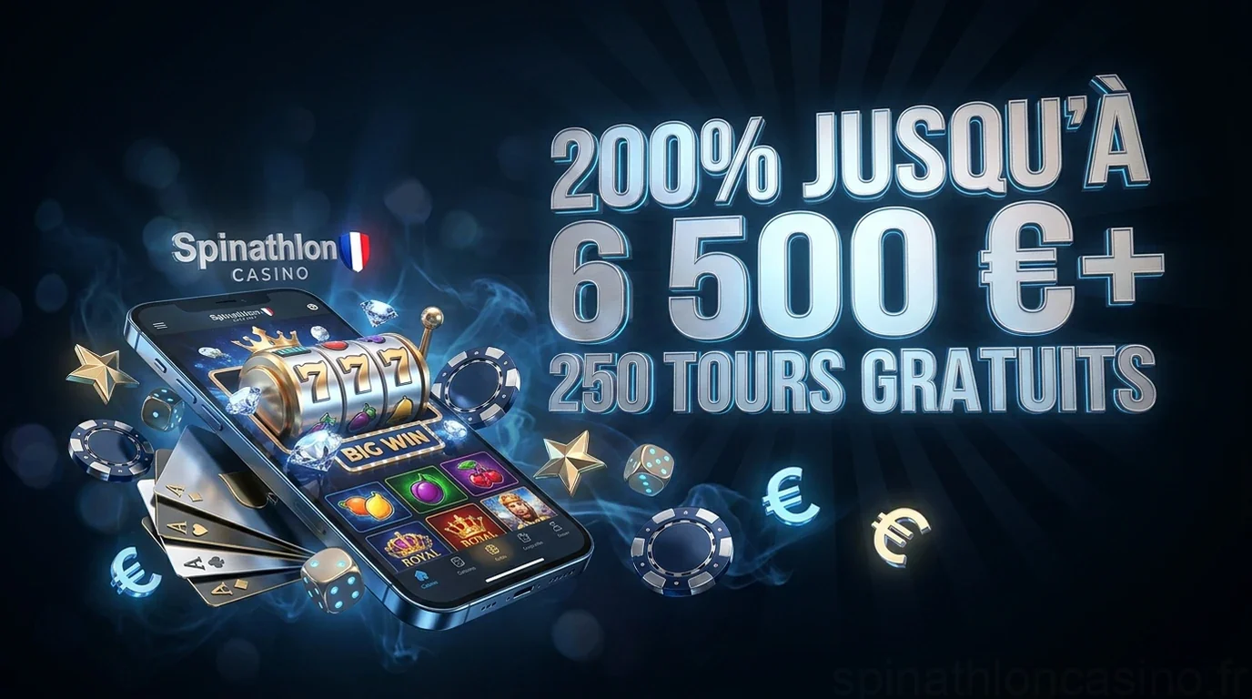 200% JUSQU'À 6 500 €+ 250 TOURS GRATUITS